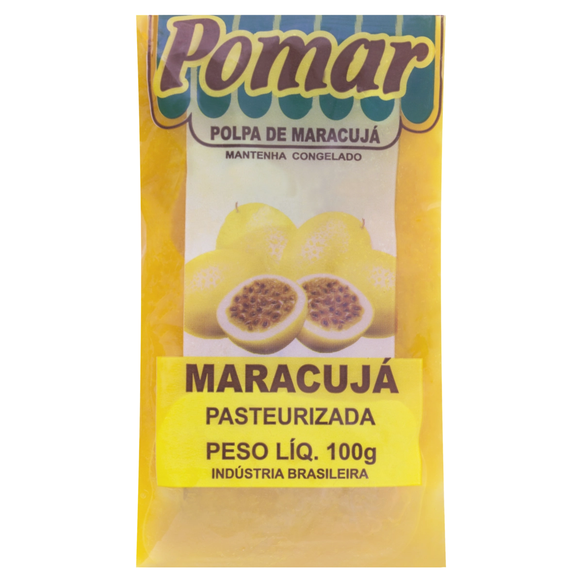 Polpa De Fruta Maracujá Pomar Pacote 100g