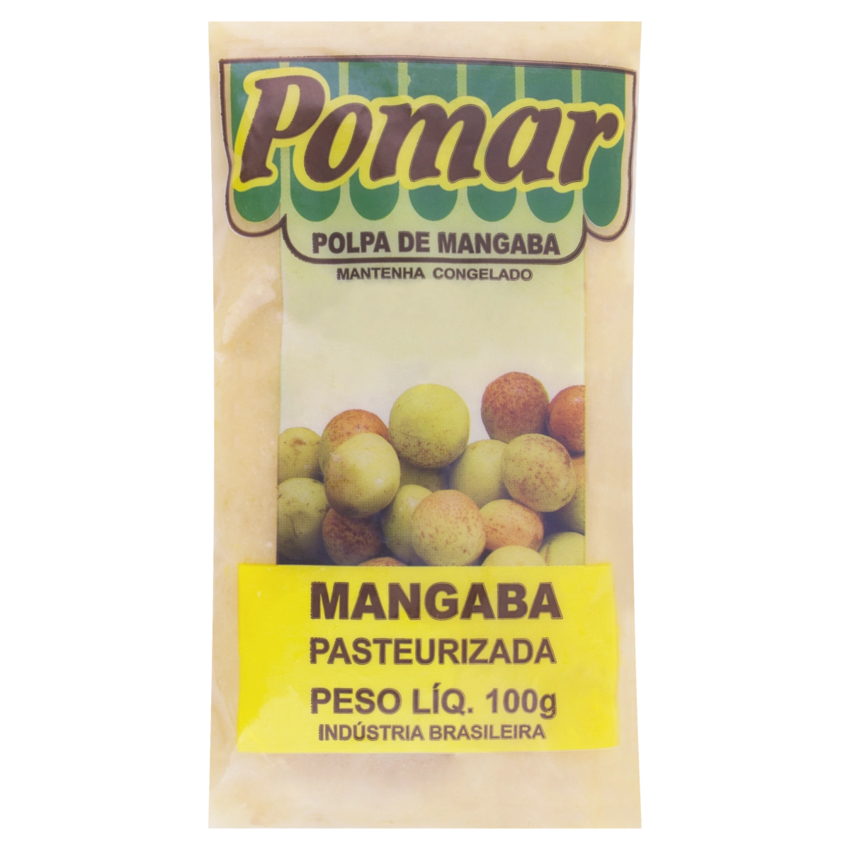 Polpa De Fruta Mangaba Pomar Pacote 100g