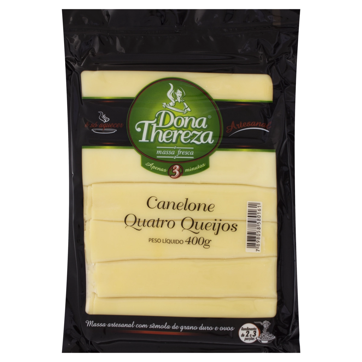 Canelone 4 Queijos DONA THEREZA 400g
