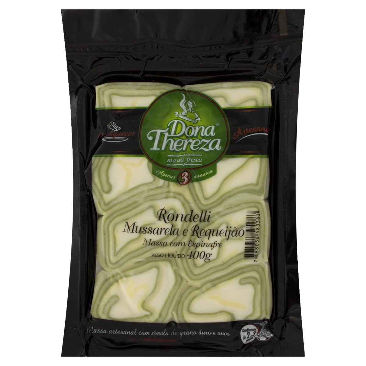 Rondelli Espinafre e Catupiry DONA THEREZA 400g