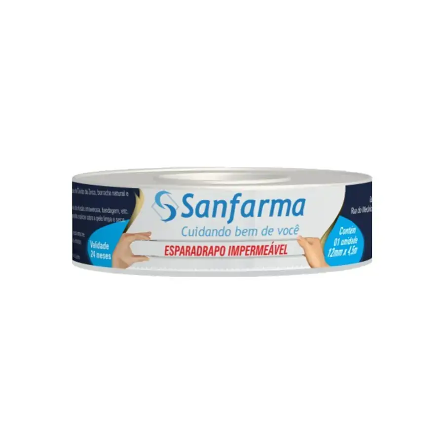 Esparadrapo Sanfarma 12mm X4,5m