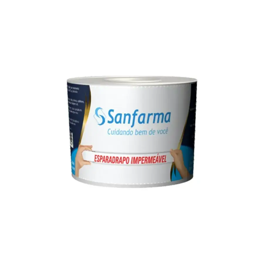 Esparadrapo Impermeável Sanfarma 25mmx0,9cm