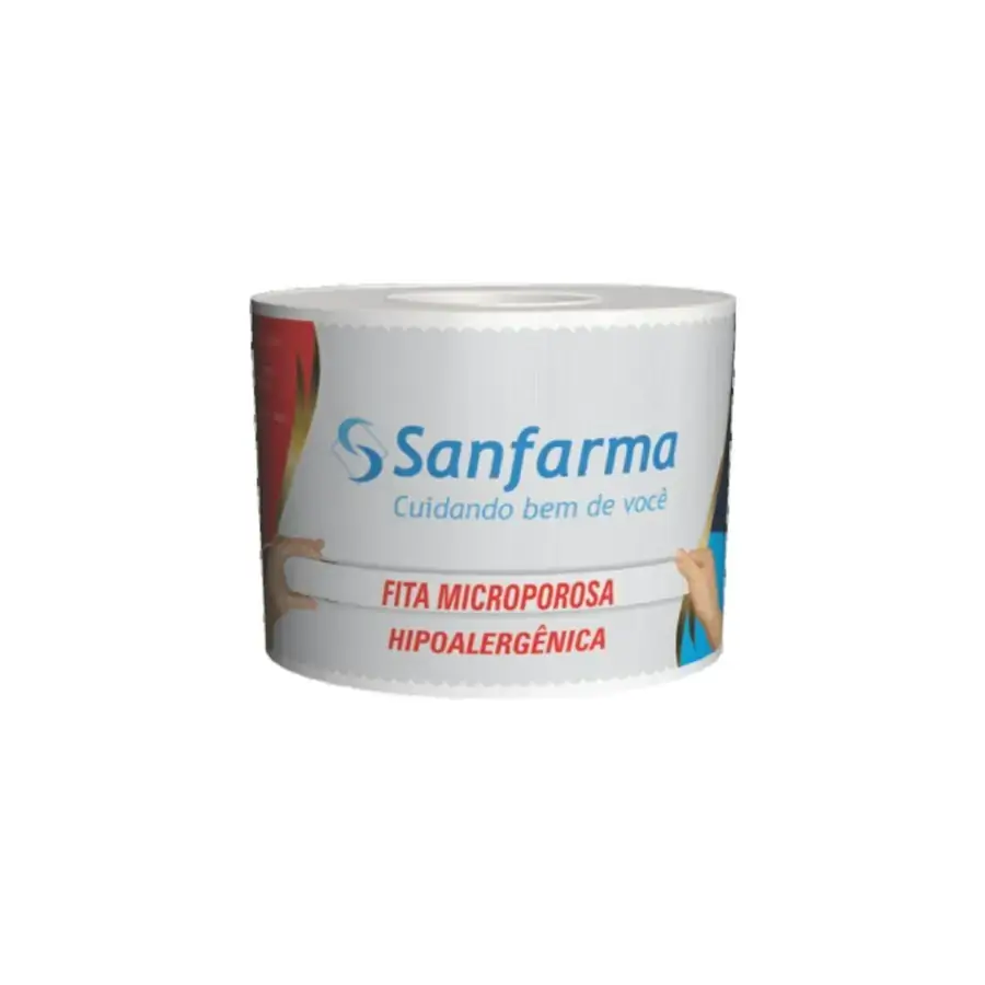 Esparadrapo Sanfarma Microporo 25mmx0,9m