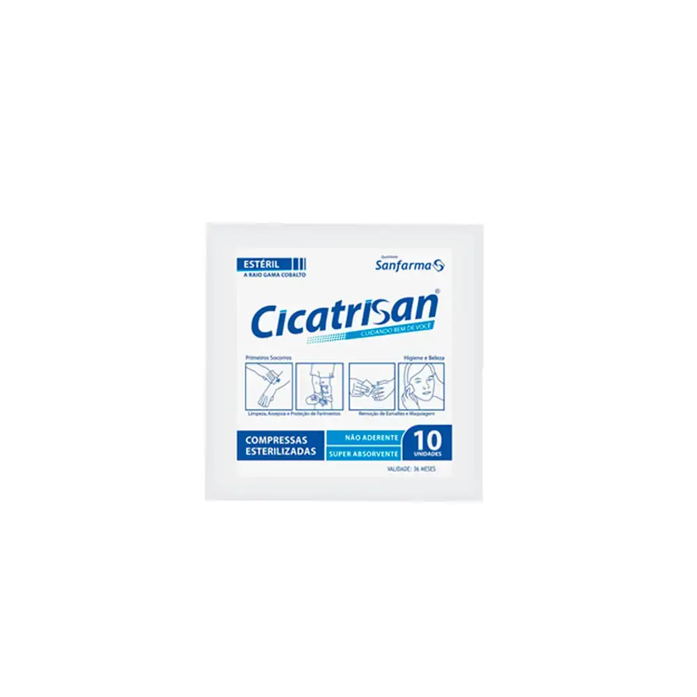 Gaze Cicatrisan Nao Aderente C/10