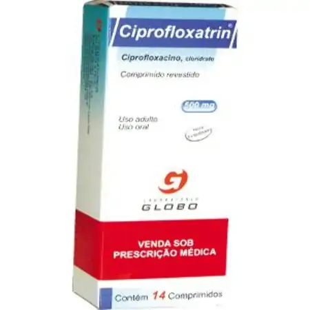 Cloridrato De Ciprofloxacino 500 Mg 14 Comprimidos Globo Genérico
