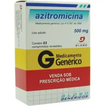 Azitromicina 500 Mg 3 Comprimidos Globo Genérico