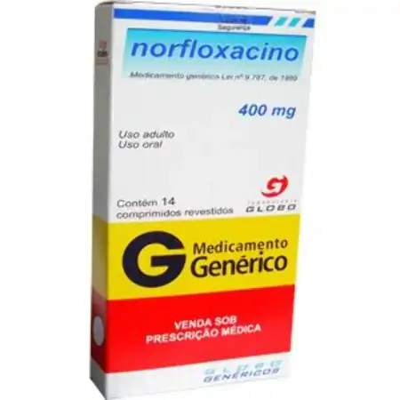 Norfloxacino 400 Mg 14 Comprimidos Globo Genérico