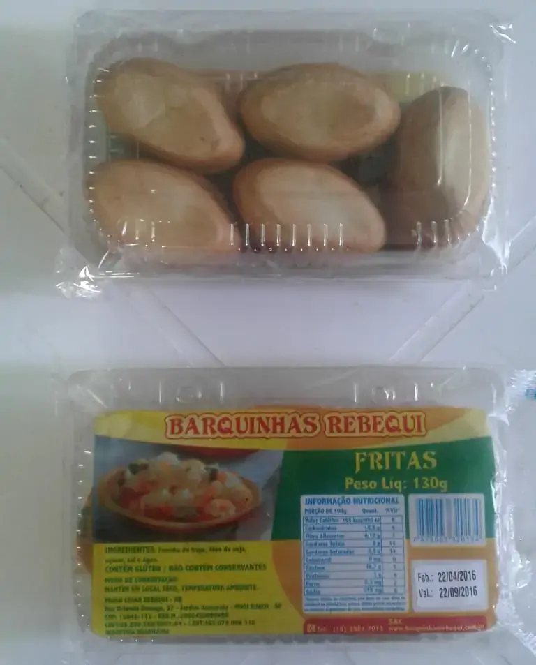 Barquinhas Rebequi Fritas 130g