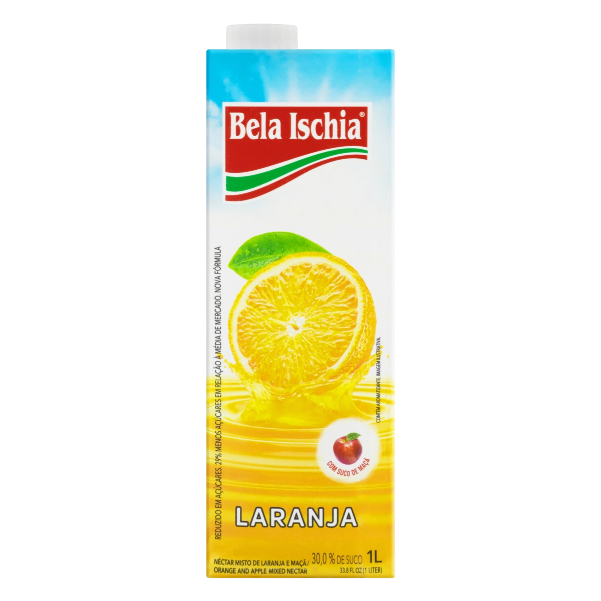 Néctar Laranja Bela Ischia Caixa 1l
