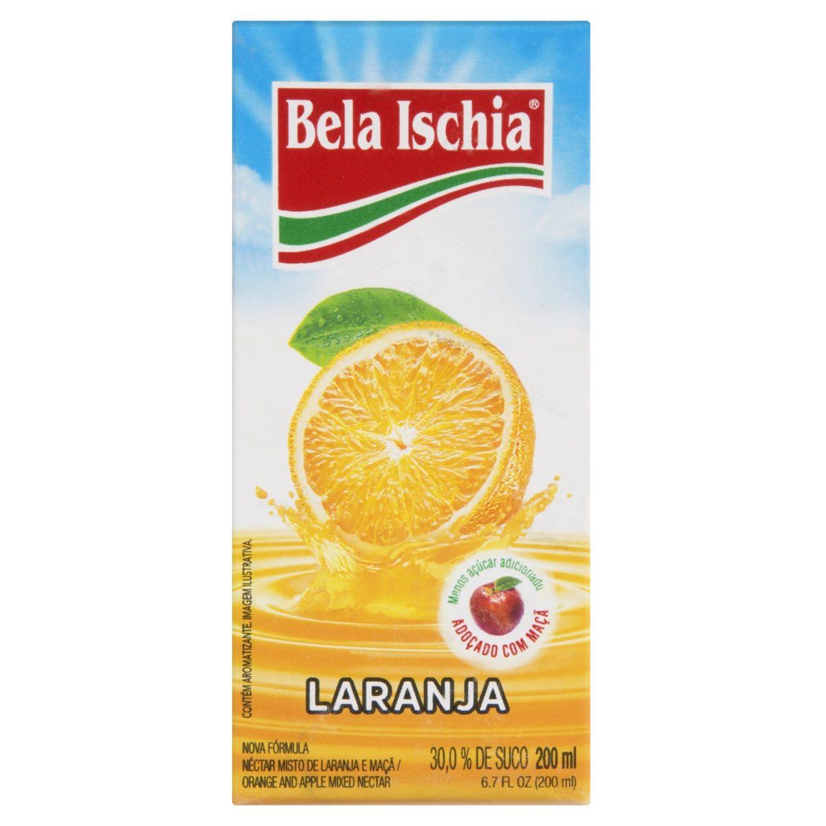 Néctar Laranja Bela Ischia Caixa 200ml