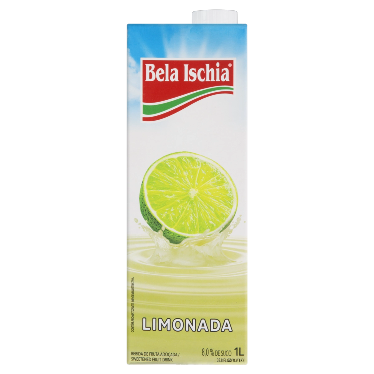 Bebida Adoçada Limonada Bela Ischia Caixa 1l