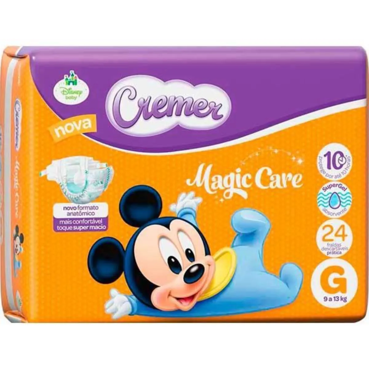 Fralda Descartável Cremer Magic Care Jumbo G - 24 Unidades