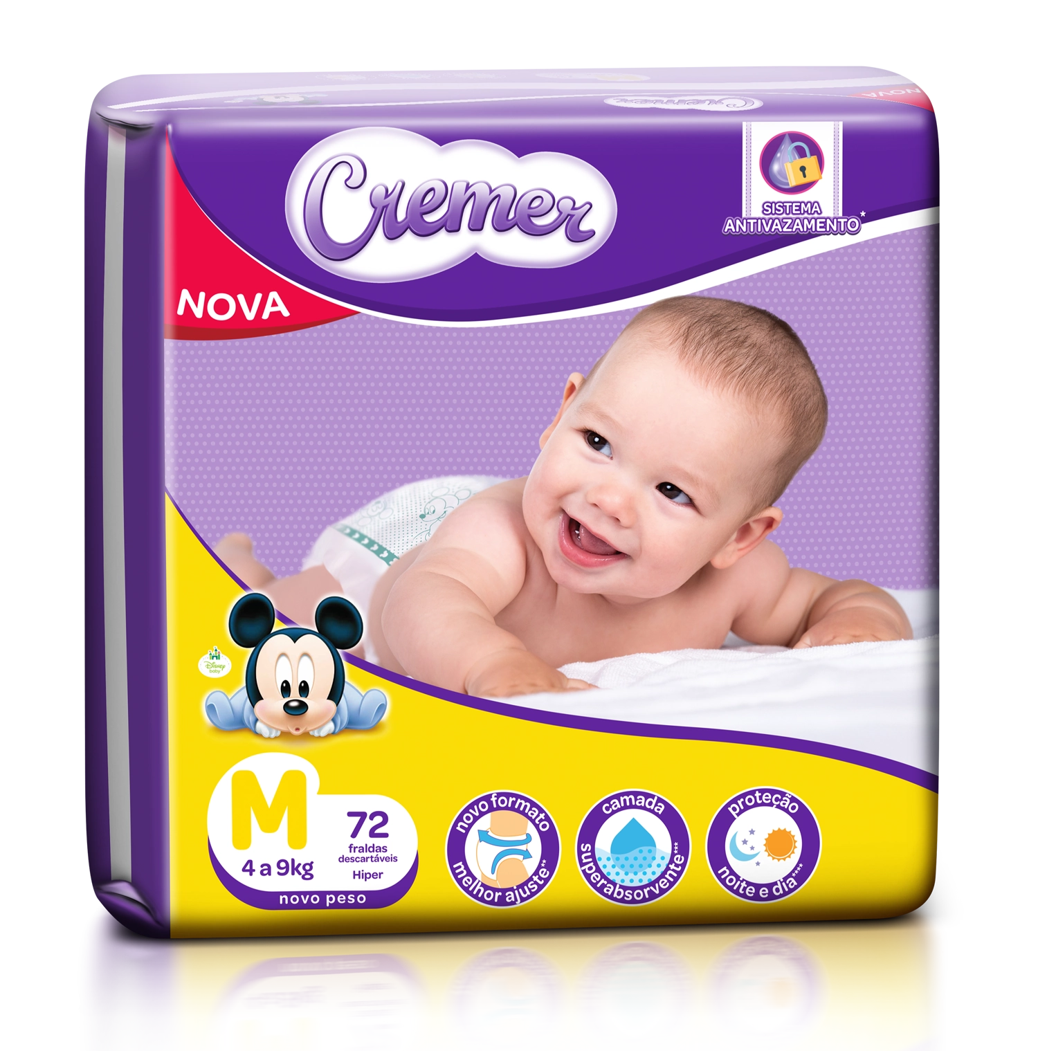 Cremer Disney M Descartável 70 Unidades
