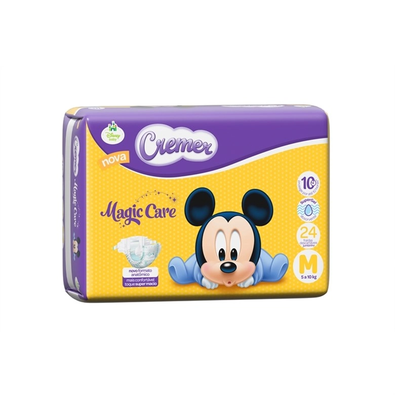 Fralda Infantil Cremer C/24 Jumbinho M Pc