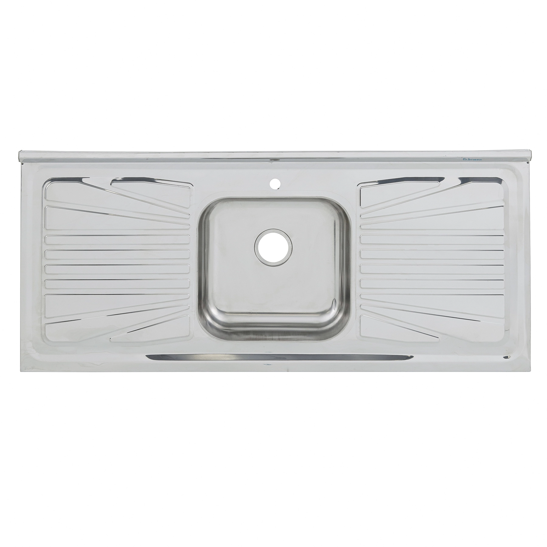 Pia de Cozinha Aço Inox 120cm com Fundo Concretado Fabrinox