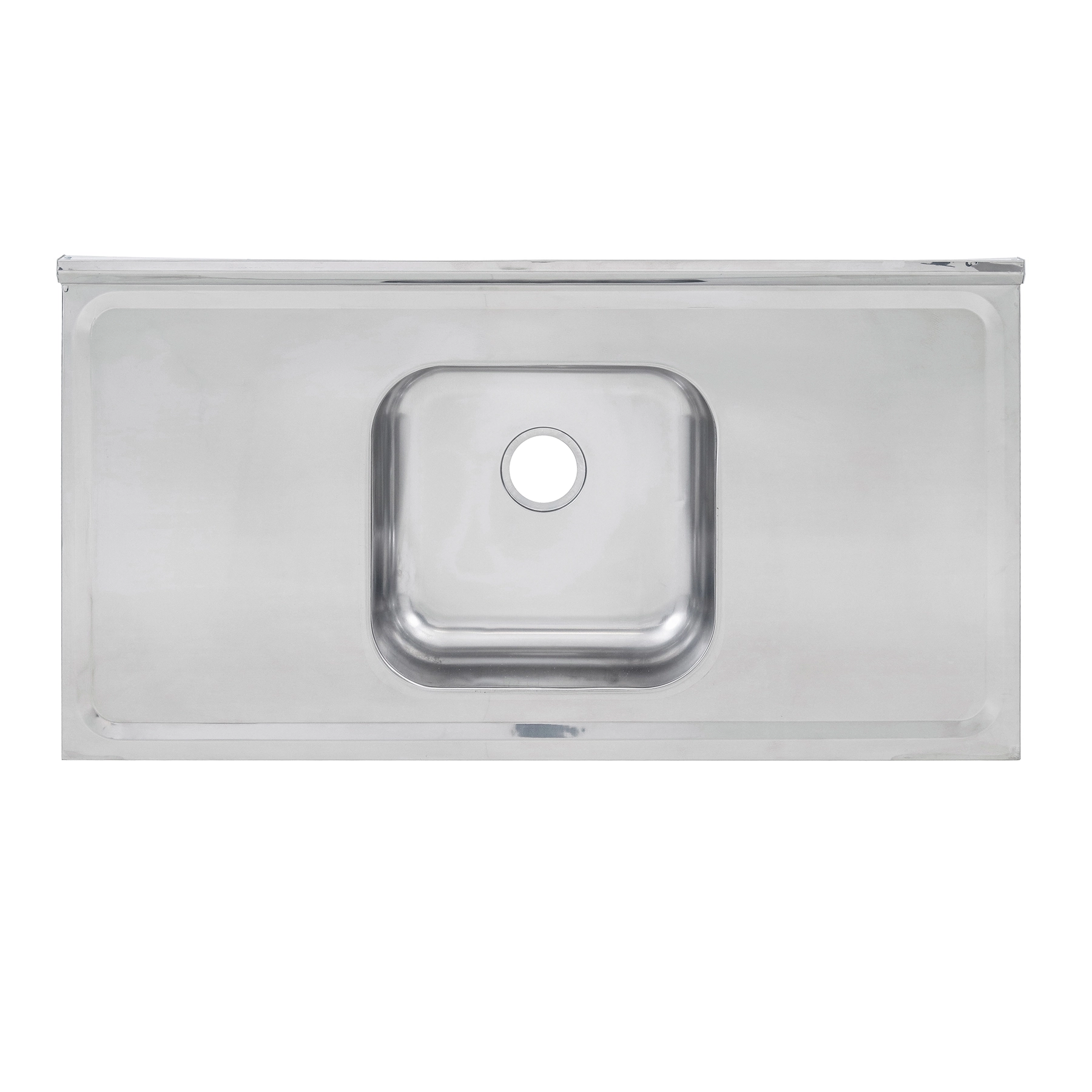 Pia de Cozinha Aço Inox 100cm com Fundo Concretado Fabrinox