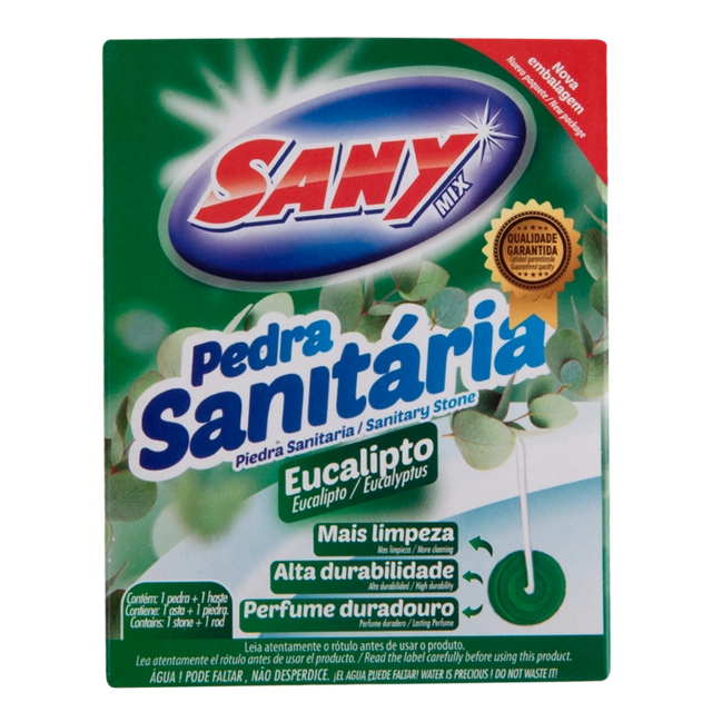 Odorizante Sanitário Pedra Eucalipto Sany Mix 25g