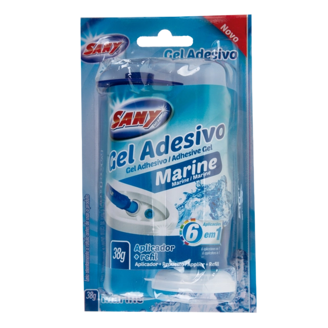 Detergente Sanitário Gel Adesivo Com Aplicador Marine Sany Mix 38g