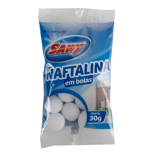 Naftalina Em Bolas Sany Mix Pacote 30g