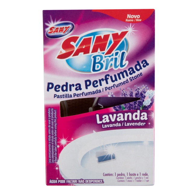 Detergente Sanitário Pedra Perfumada Lavanda Sany Brill