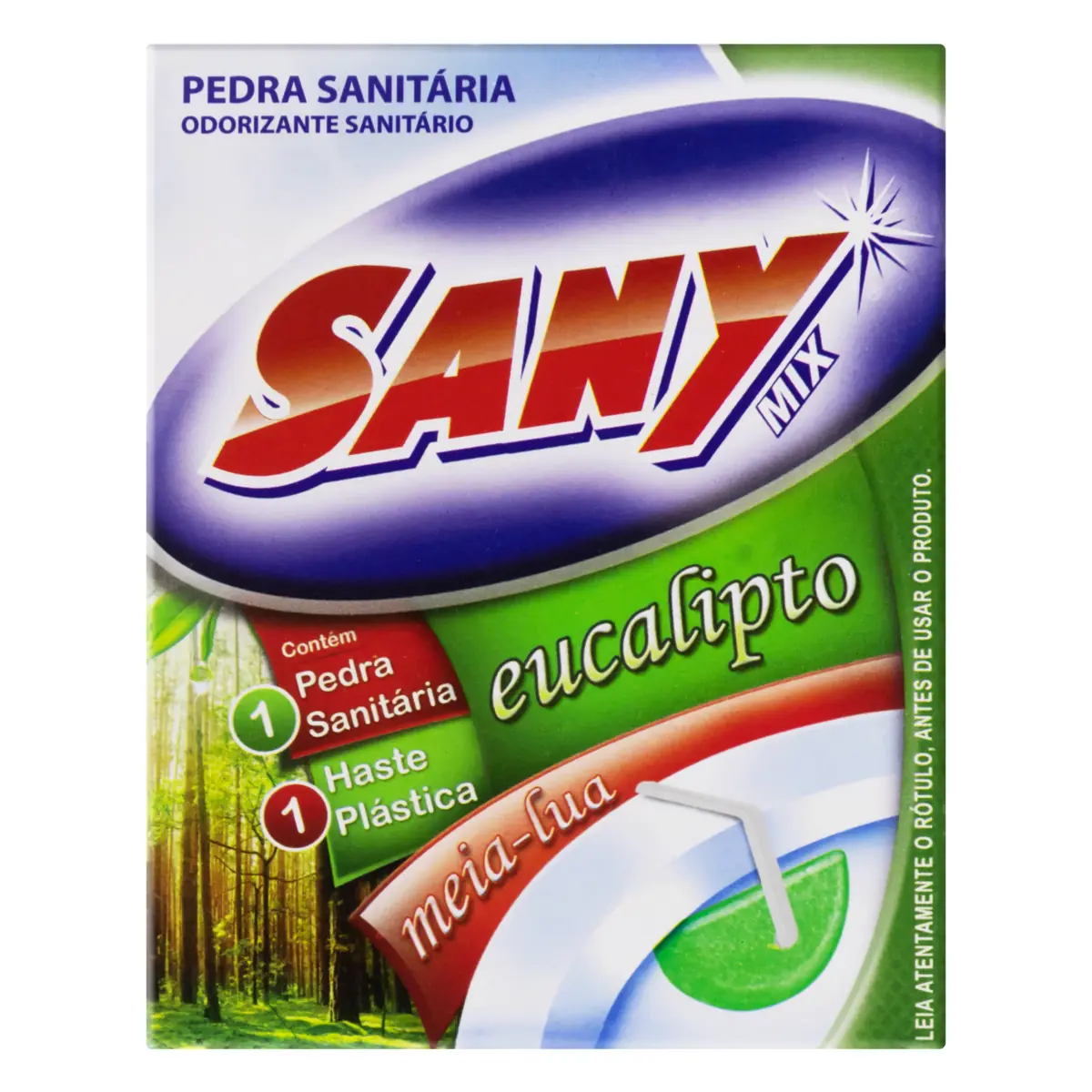 Odorizante Sanitário Pedra Meia Lua Eucalipto Sany Mix