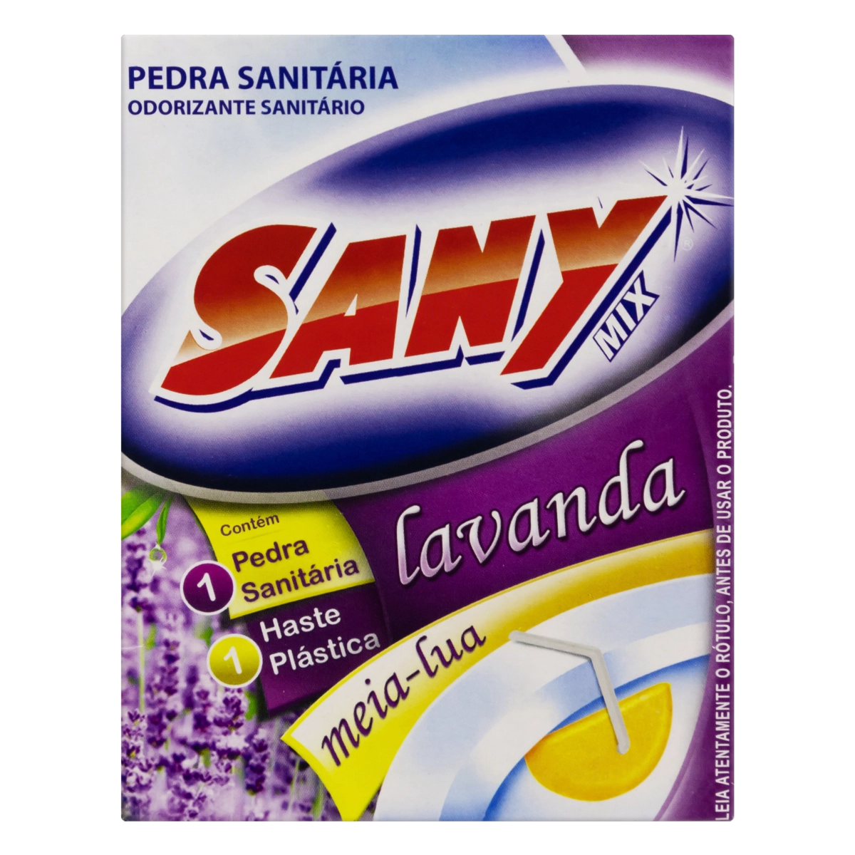 Odorizante Sanitário Pedra Meia Lua Lavanda Sany Mix