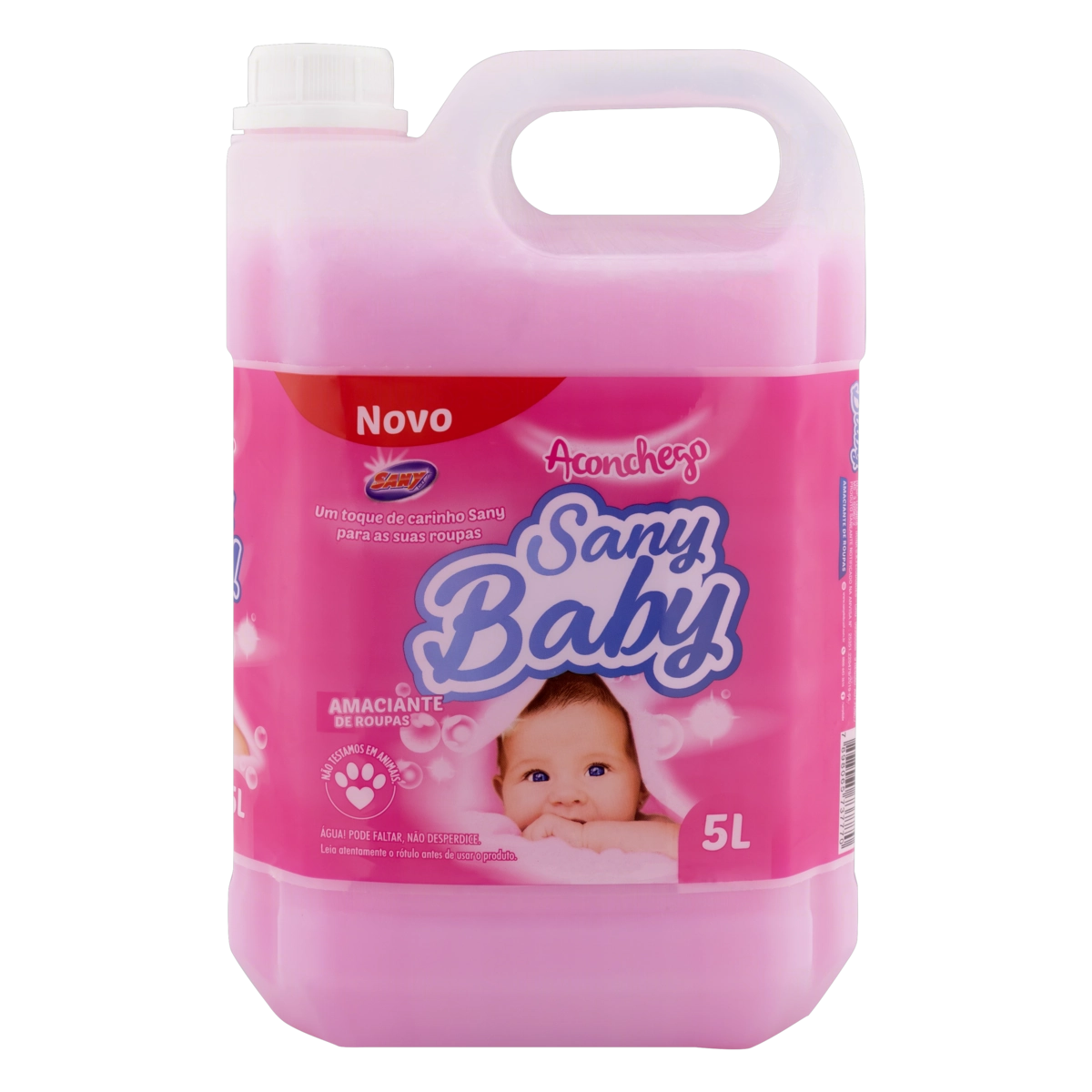 Amaciante De Roupa Diluído Aconchego Sany Baby Galão 5l