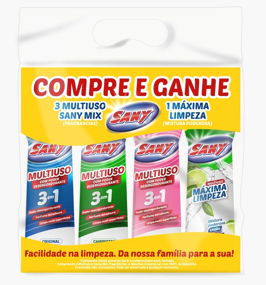 Pack Limp.sany Multiuso Compre Ganhe