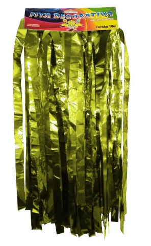 Fita Varal Decorativa Ouro 10m