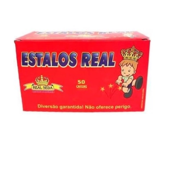 Estalos De Salão Real Caixa C/50 Unidades