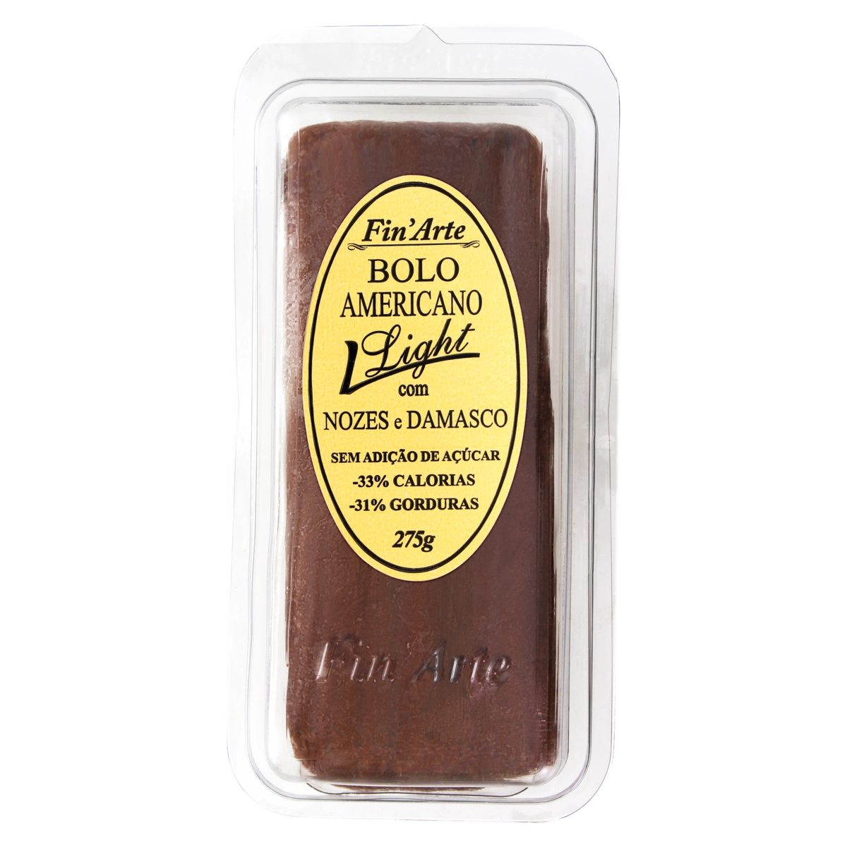 Bolo Americano com Nozes e Damasco Light FINARTE 275g