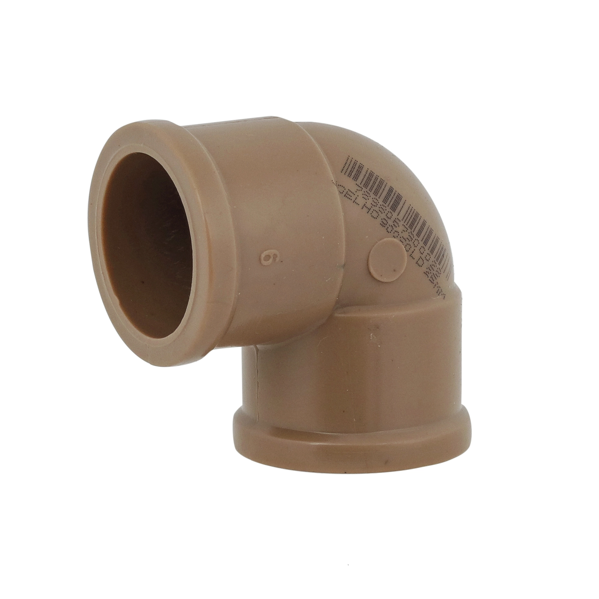 Joelho 90° PVC Marrom Soldável 3/4" 25mm Plastilit