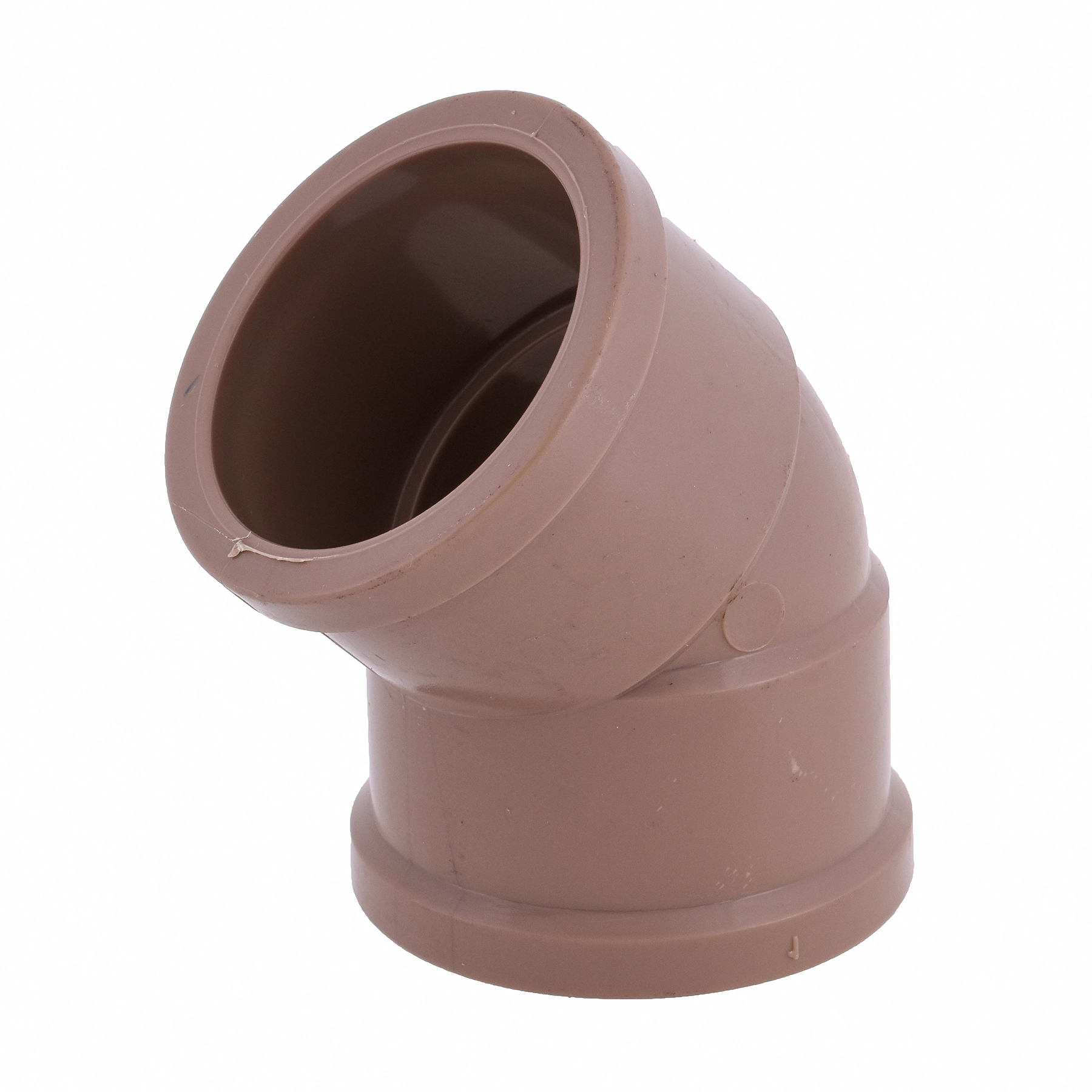 Joelho 45° PVC Marrom Soldável 1.1/2" 50mm Plastilit