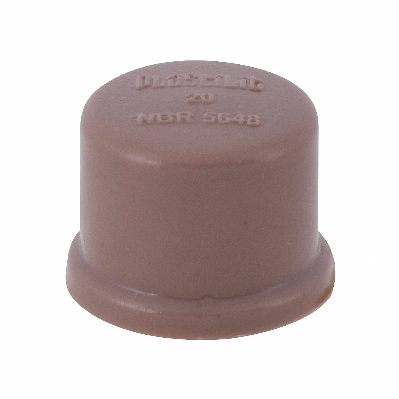 Cap PVC Marrom Soldável 1/2" 20mm Plastilit