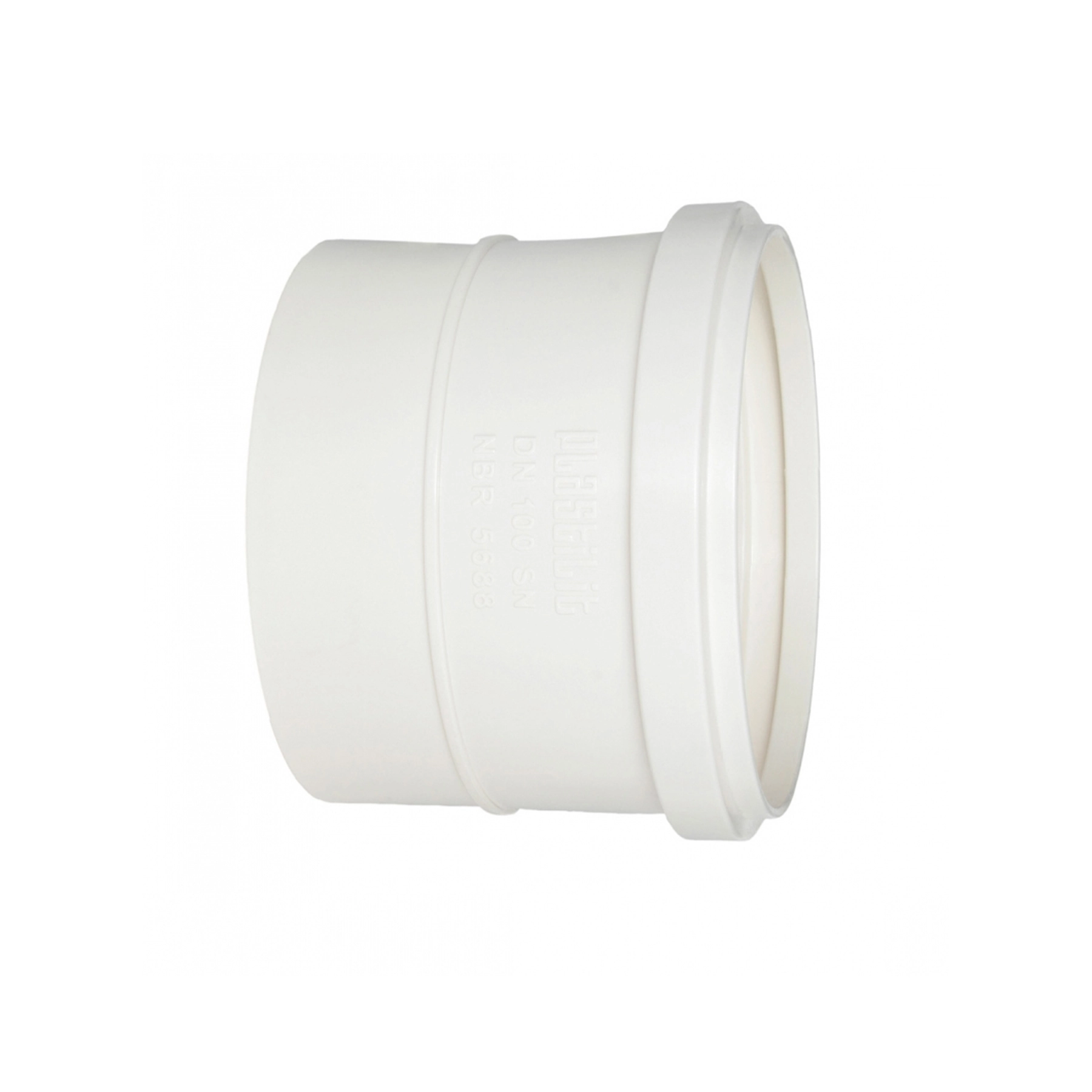 Luva PVC para Esgoto 75mm ou 3" Plastilit