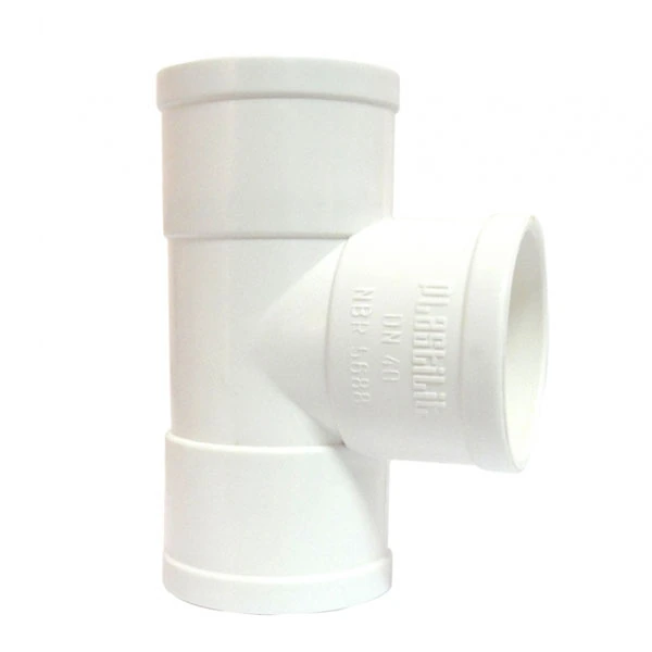 Tê PVC para Esgoto 40mm ou 1.1/2" Plastilit