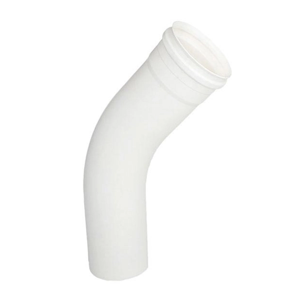 Curva 45° Longa PVC para Esgoto 50mm ou 2" Plastilit