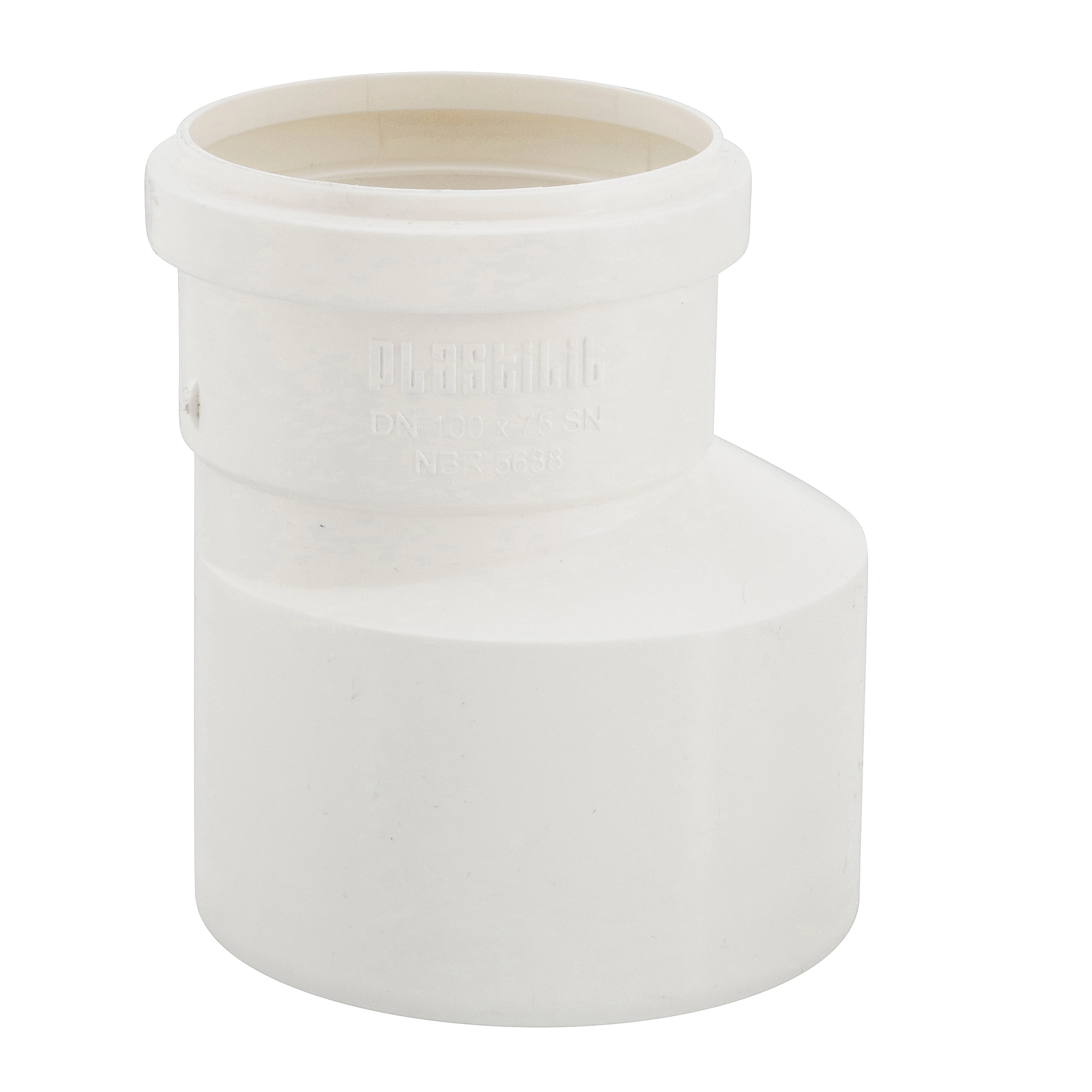 Reducao Excentr Esg 100x75mm Plasilit