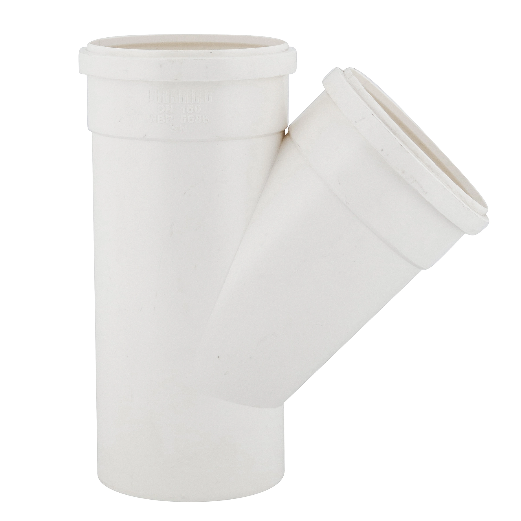 Junção PVC para Esgoto 150mm ou 6" Plastilit