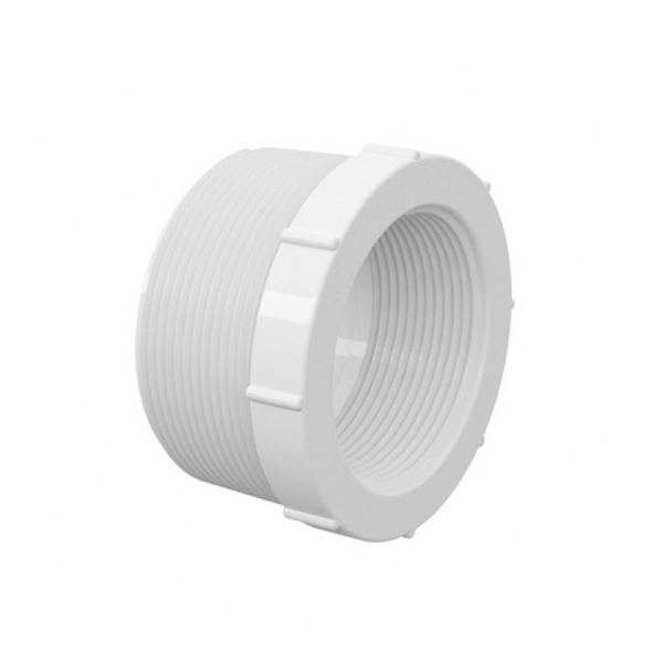 Bucha de Redução Curta PVC Branco Roscável 1x3/4" 32x25mm Plastilit