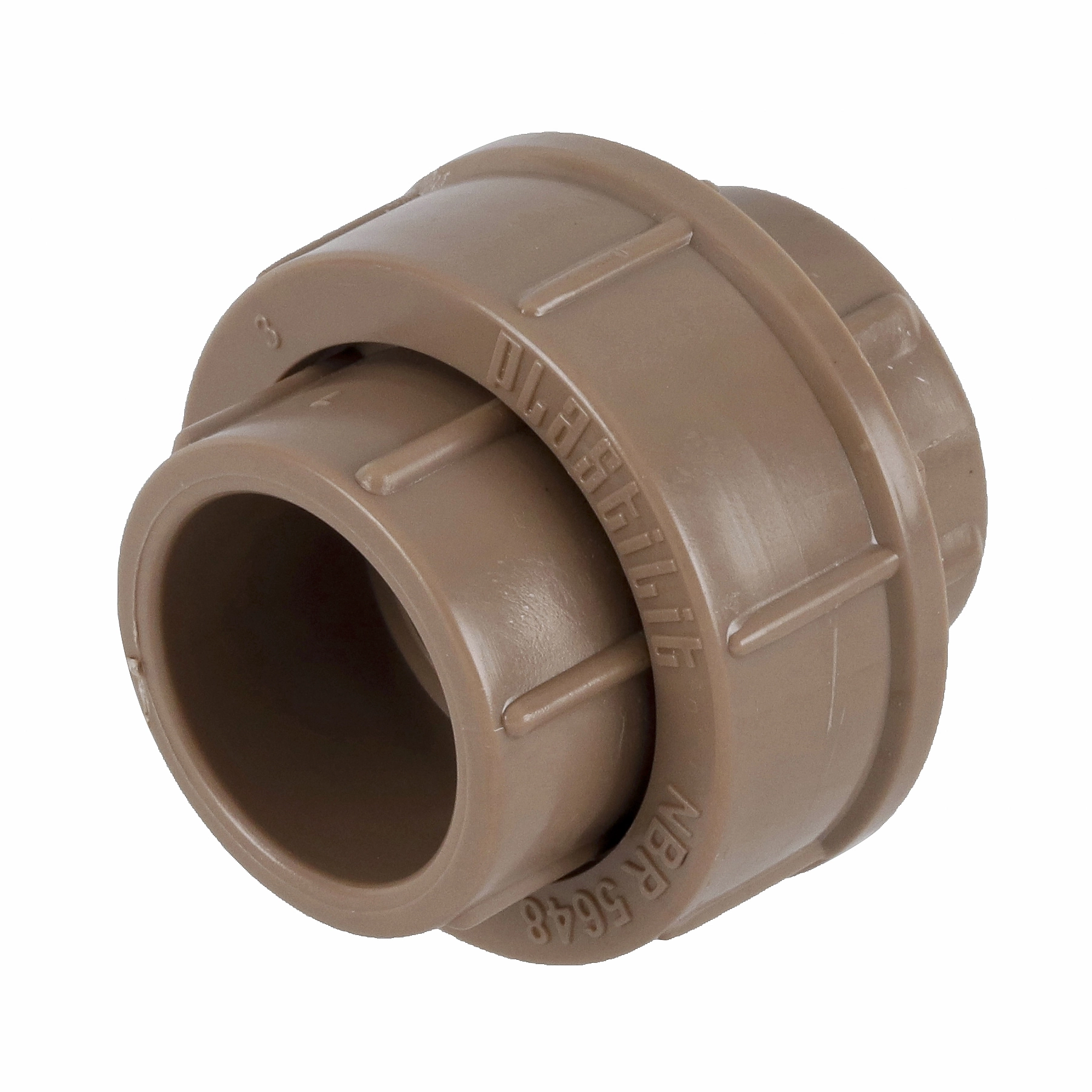 União PVC Marrom Soldável 1" 32mm Plastilit