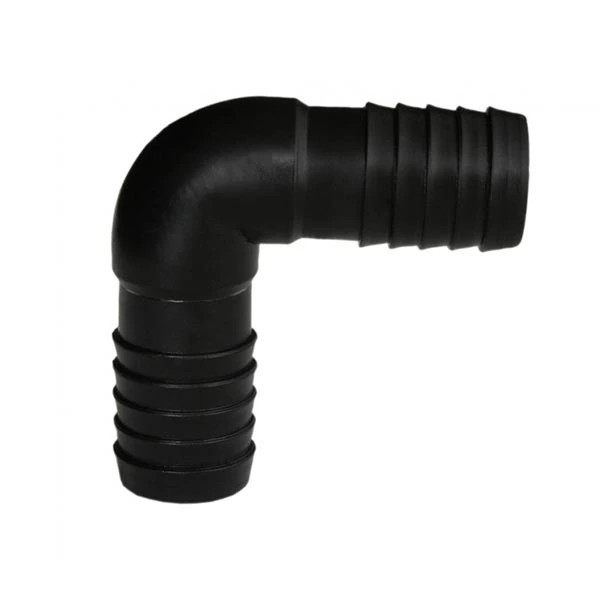 Joelho 90° Interno Duplo Polietileno Preto Roscável 1/2" 20mm Plastilit