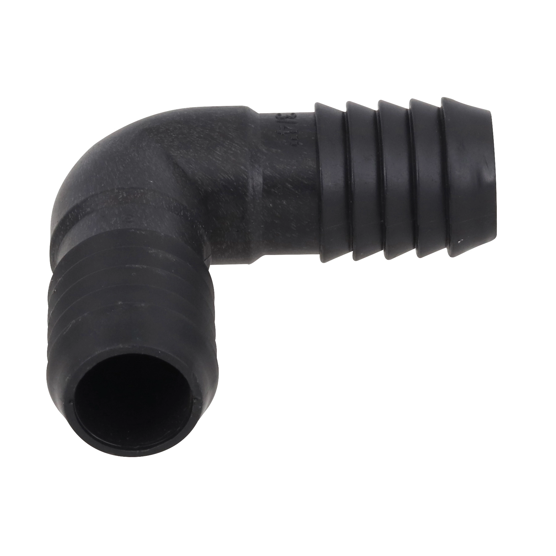 Joelho 90° Interno Duplo Polietileno Preto Roscável 3/4" 25mm Plastilit
