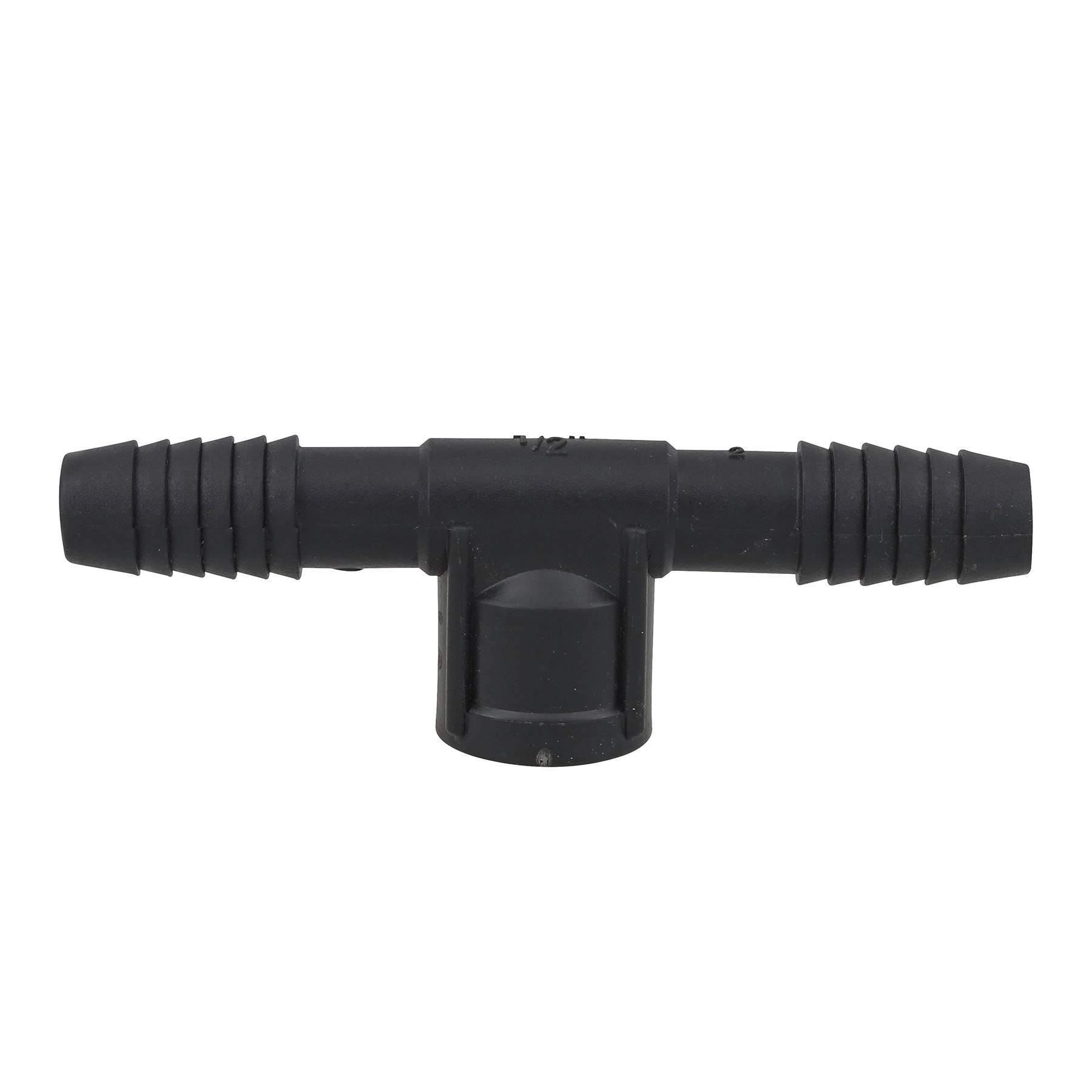 Tê Interno Polietileno Preto Roscável 1/2" 20mm Plastilit