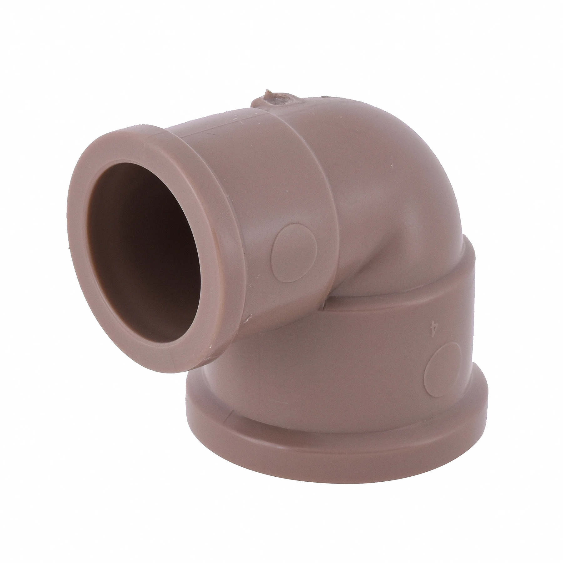 Joelho de Redução 90° PVC Marrom Soldável 1x3/4" 32x25mm Plastilit