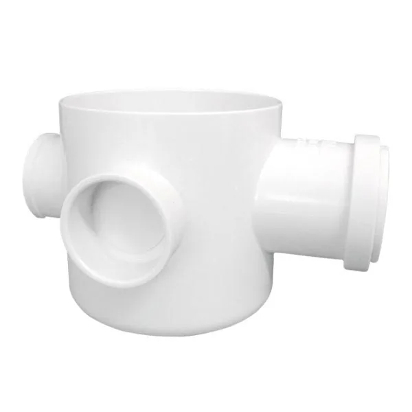 Caixa Sifonada Redonda sem Grelha 150x50mm PVC Plastilit