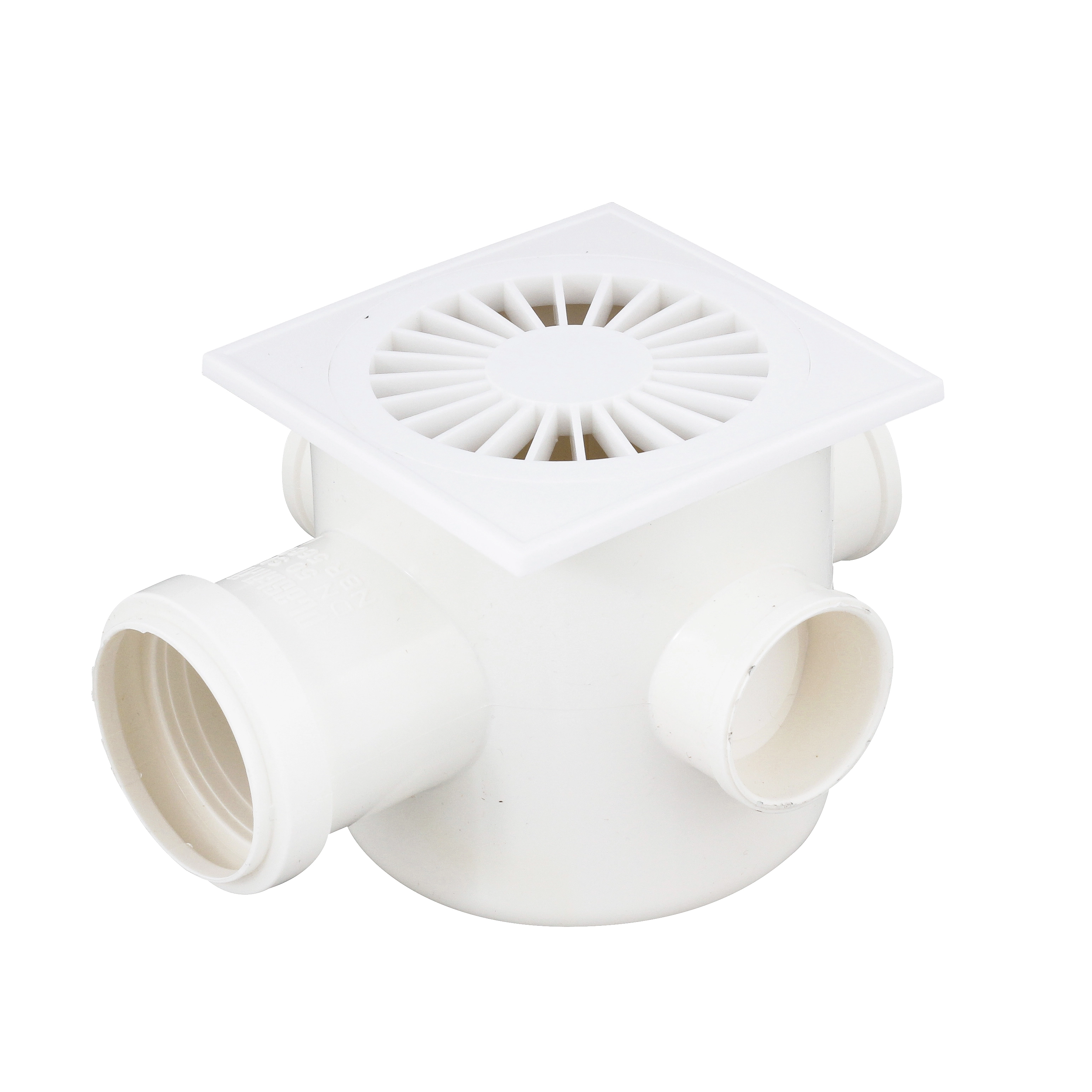 Caixa Sifonada Quadrada com Ralo 100x50mm PVC Equation