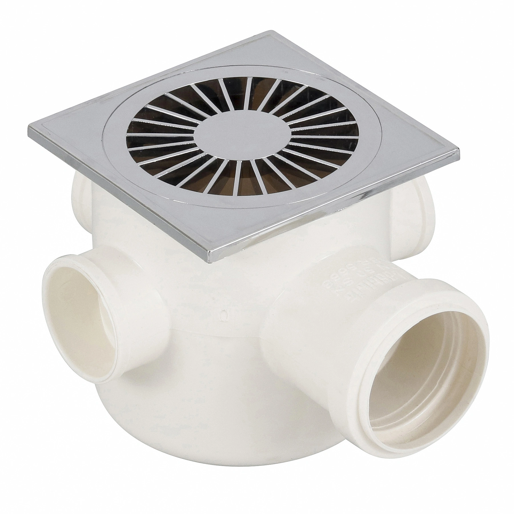 Caixa Sifonada Quadrada com Ralo 100x50mm PVC Equation