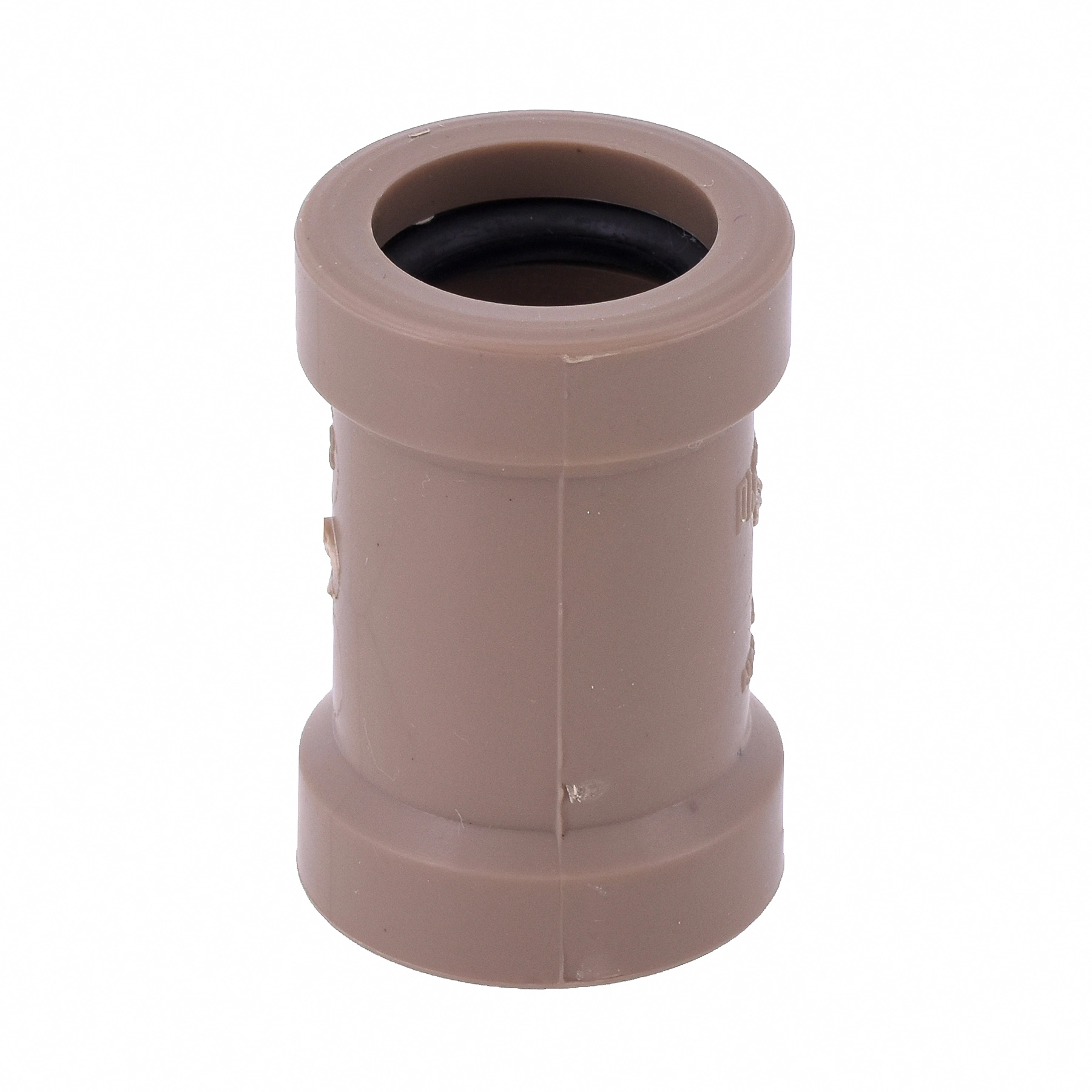 Luva de Correr PVC Marrom Soldável 1/2" 20mm Plastilit