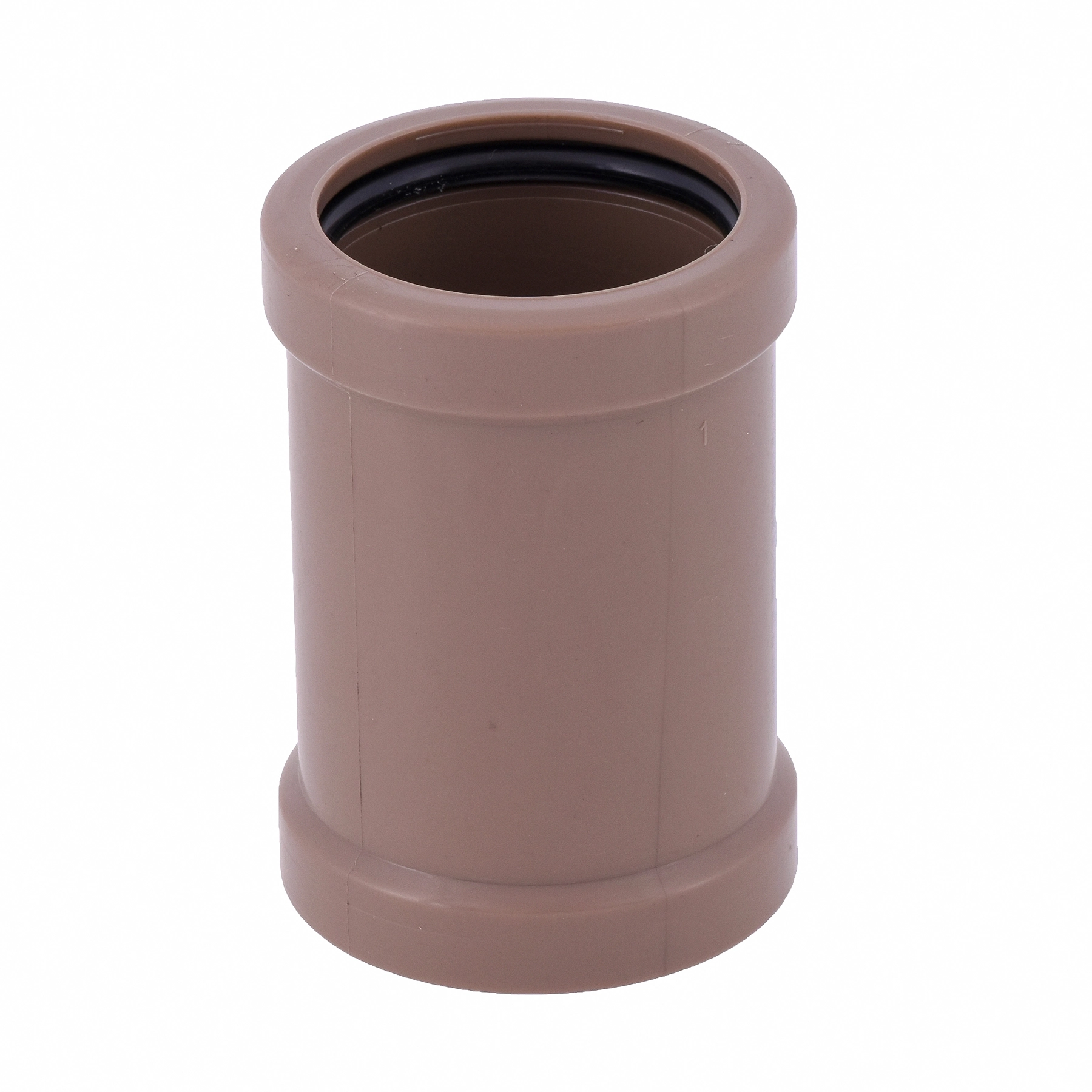 Luva de Correr PVC Marrom Soldável 1.1/4" 40mm Plastilit